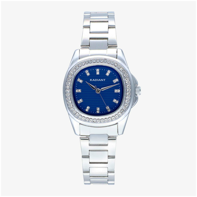 Radiant Scape Reloj de Mujer Azul Plateado con Brazalete de Acero