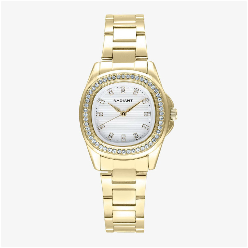 Radiant Scape Reloj de Mujer Dorado Brazalete Acero