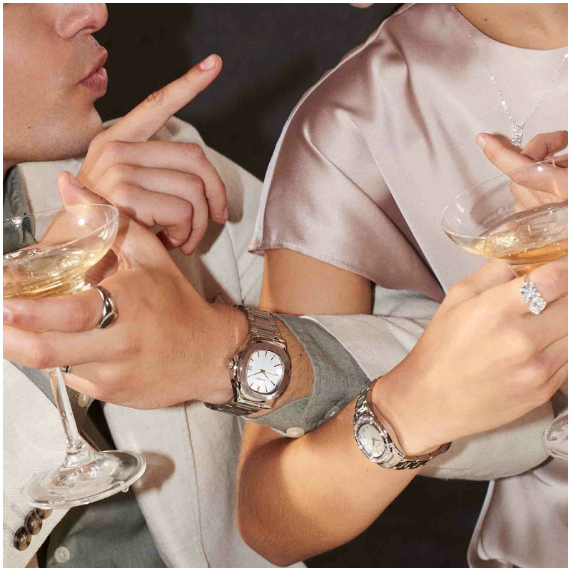 Radiant T-Time Reloj de Hombre Plateado Caja Hexagonal