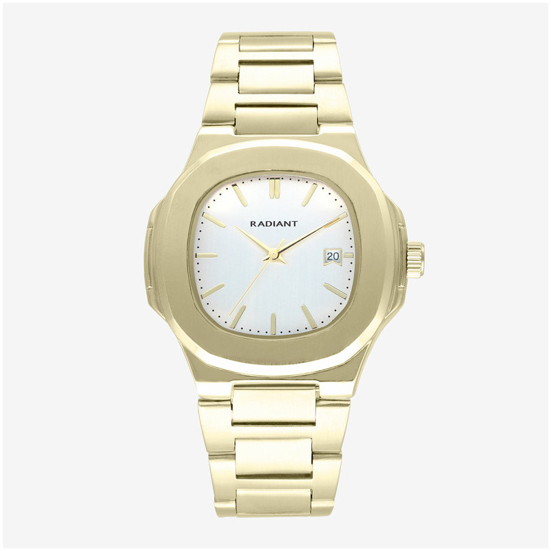 Radiant T-Time Reloj de Hombre Dorado Caja Hexagonal