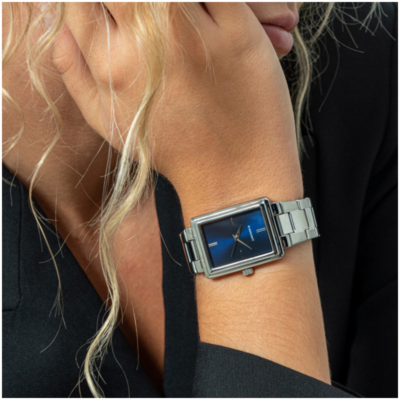 Reloj Courtney en Azul/Plateado