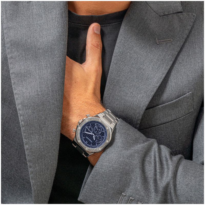 Reloj Hombre Jack Azul/Plateado