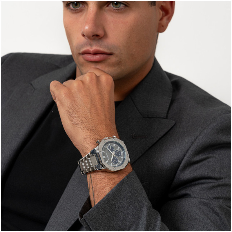 Reloj Hombre Jack Gris/Plateado