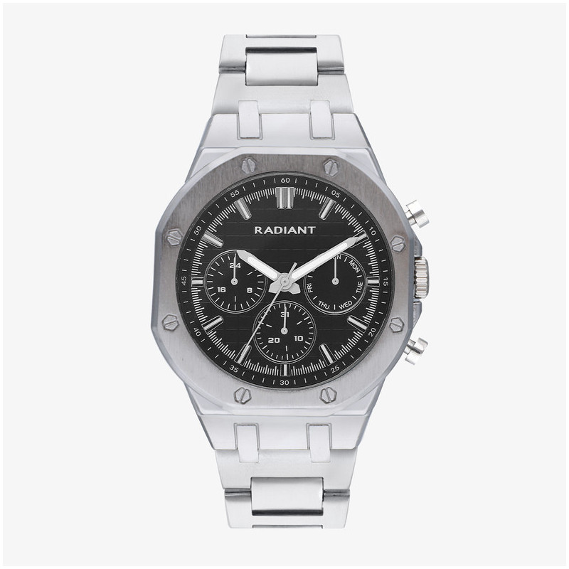 Reloj Hombre Jack Negro/Plateado