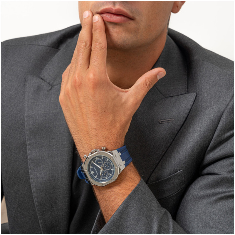 Reloj Hombre Jack Azul/Correa Silicona