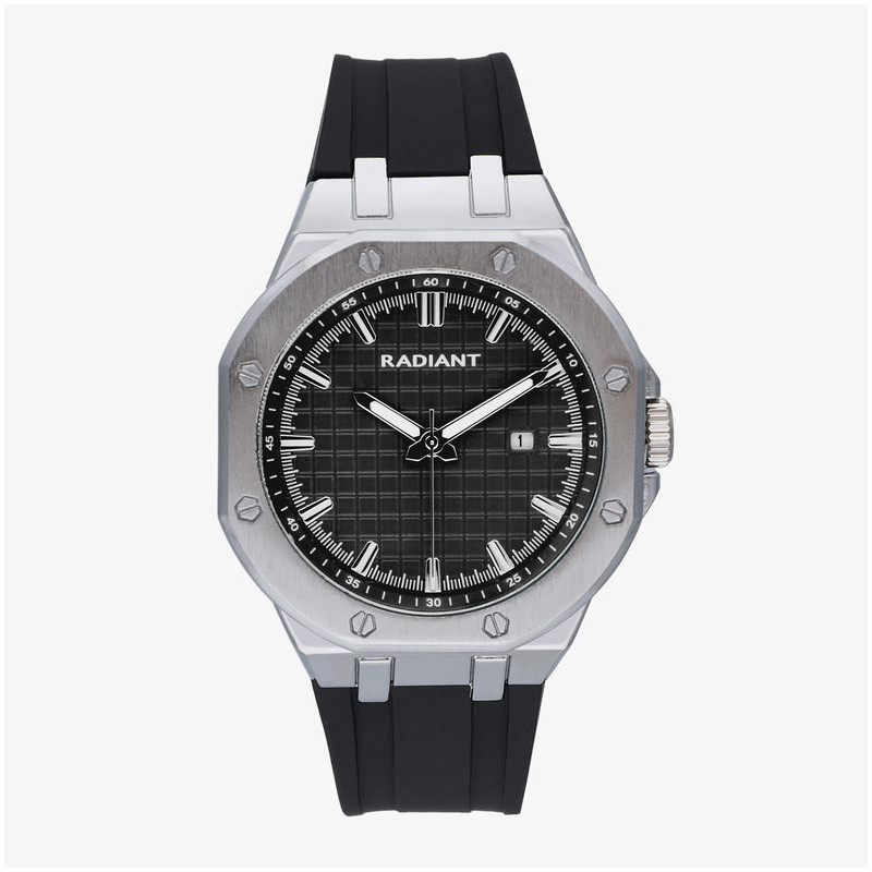 Reloj Hombre Leonardo Negro Correa Silicona