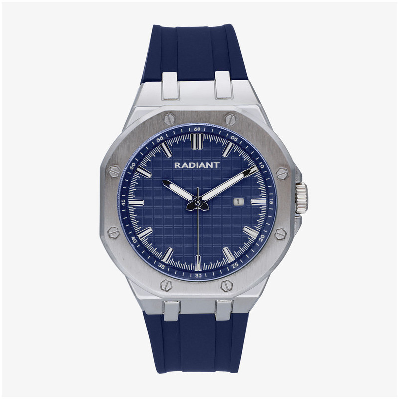 Reloj Hombre Leonardo Azul Correa Silicona