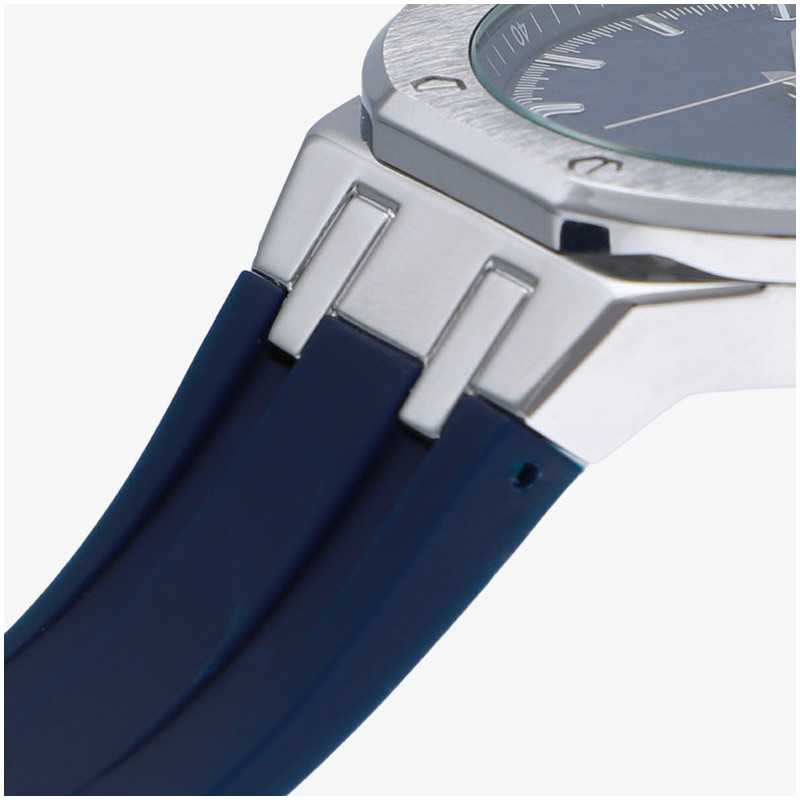 Reloj Hombre Leonardo Azul Correa Silicona