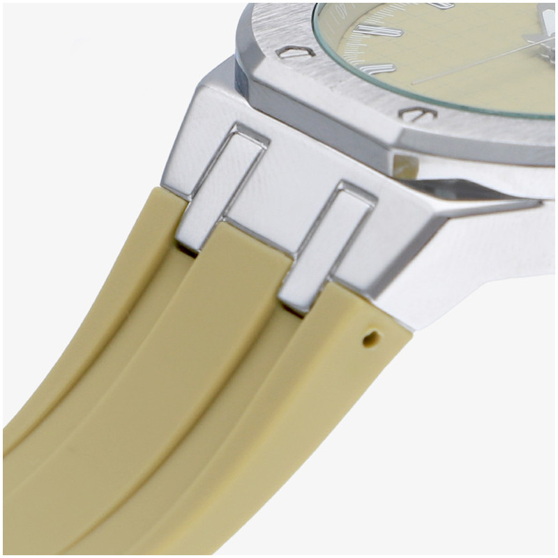 Reloj Hombre Leonardo Verde Correa Silicona