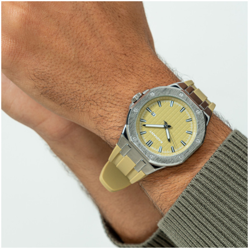 Reloj Hombre Leonardo Verde Correa Silicona