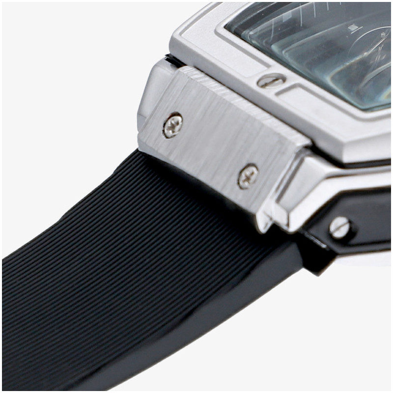 Reloj Hombre Ryan Plata/Correa Silicona