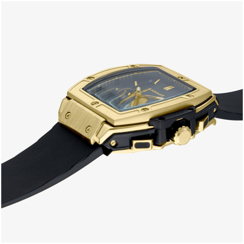 Reloj Hombre Ryan Dorado/Correa Silicona