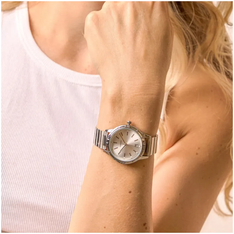 Reloj Mujer Kim Plateado