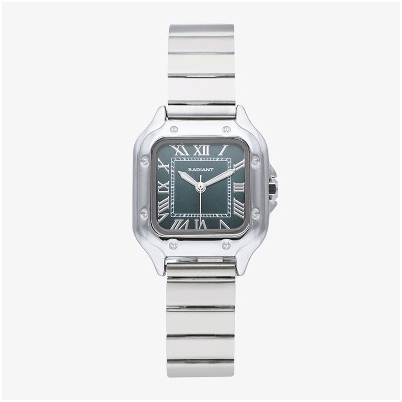 Reloj Mujer Chris Her Verde Plateado