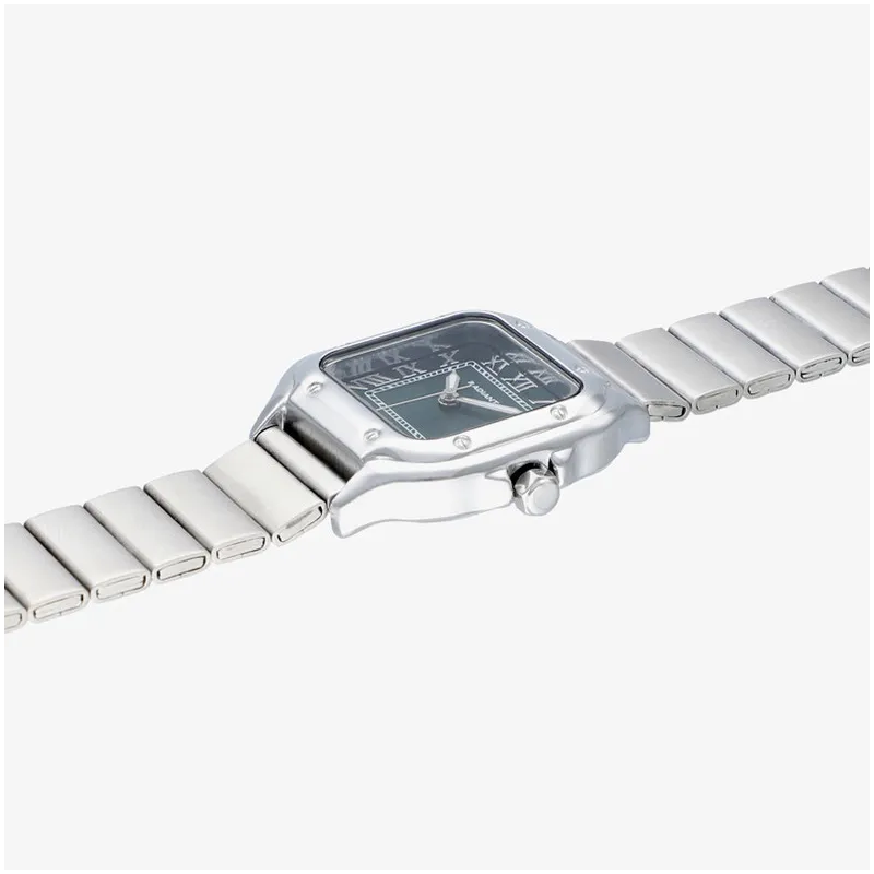 Reloj Mujer Chris Her Verde Plateado