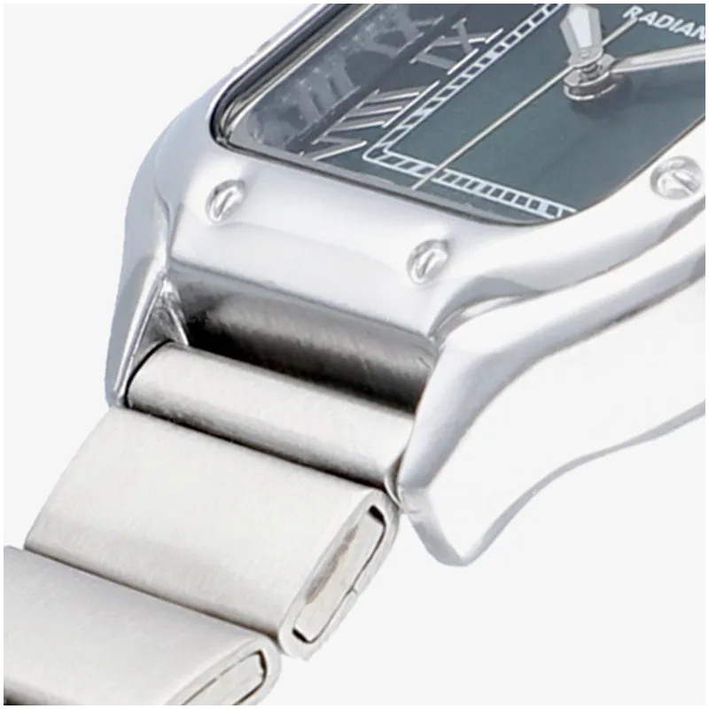 Reloj Mujer Chris Her Verde Plateado