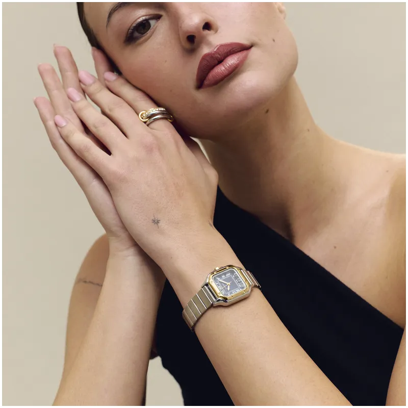 Reloj Mujer Chris Her Bitone Blue Dial