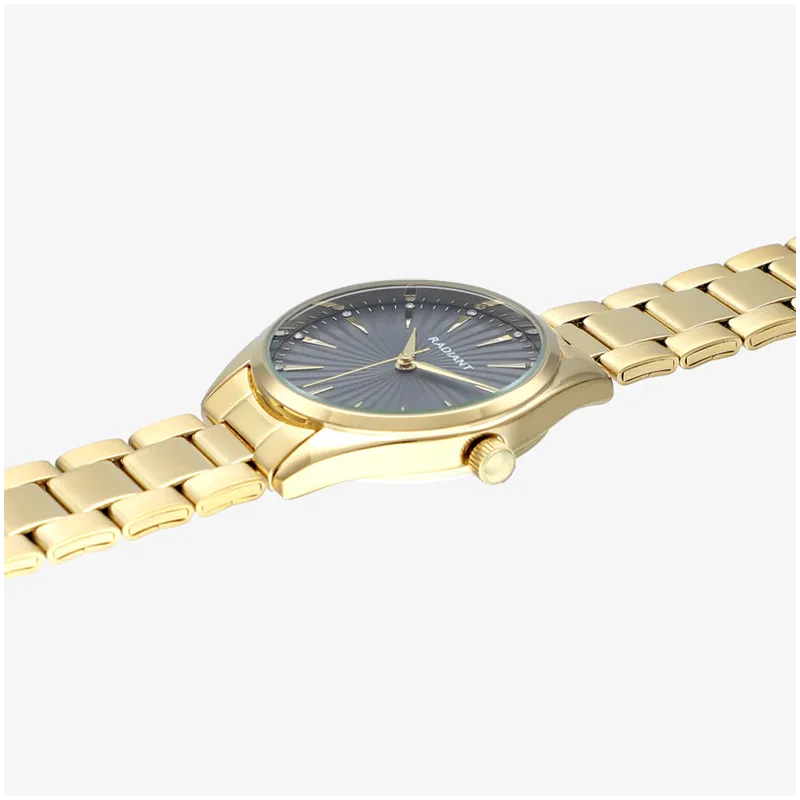 Reloj Mujer Gris Dorado