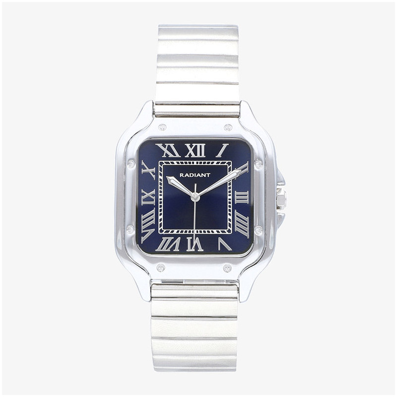 Reloj Hombre Chris Him Azul Plateado