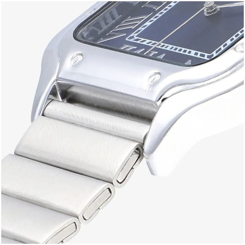 Reloj Hombre Chris Him Azul Plateado