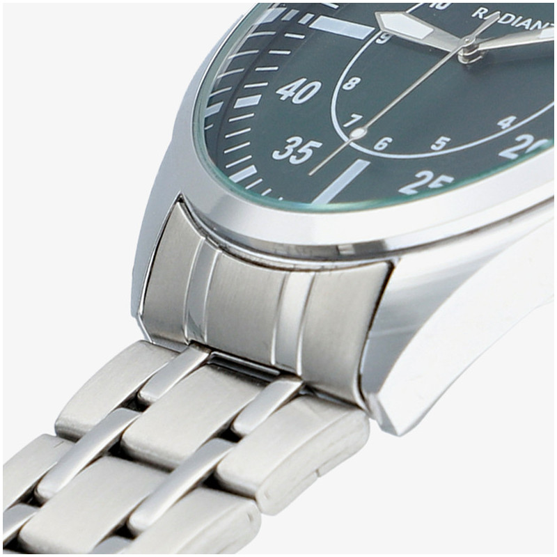 Reloj Hombre Cary Verde Plateado
