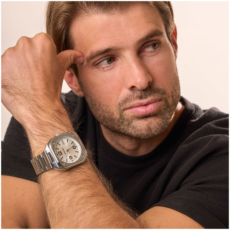 Reloj Hombre Vittorio Plateado