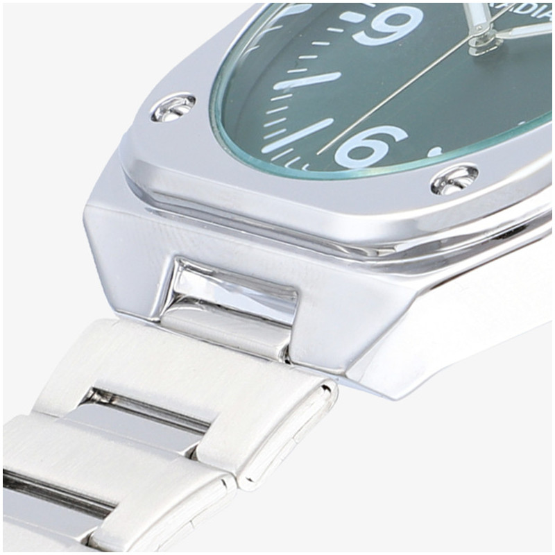 Reloj Hombre Vittorio Verde Plateado