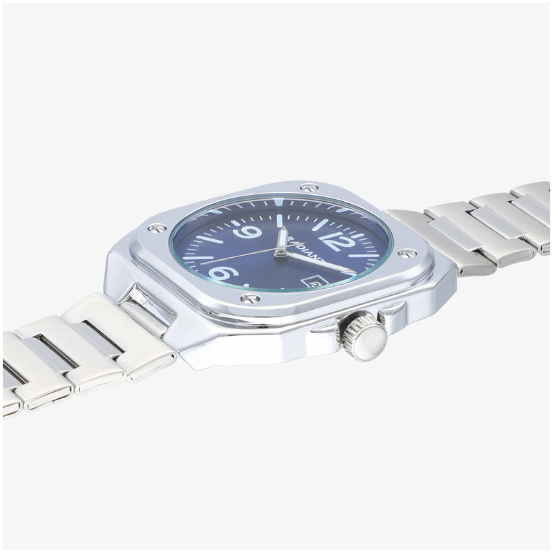 Reloj Hombre Vittorio Azul Plateado