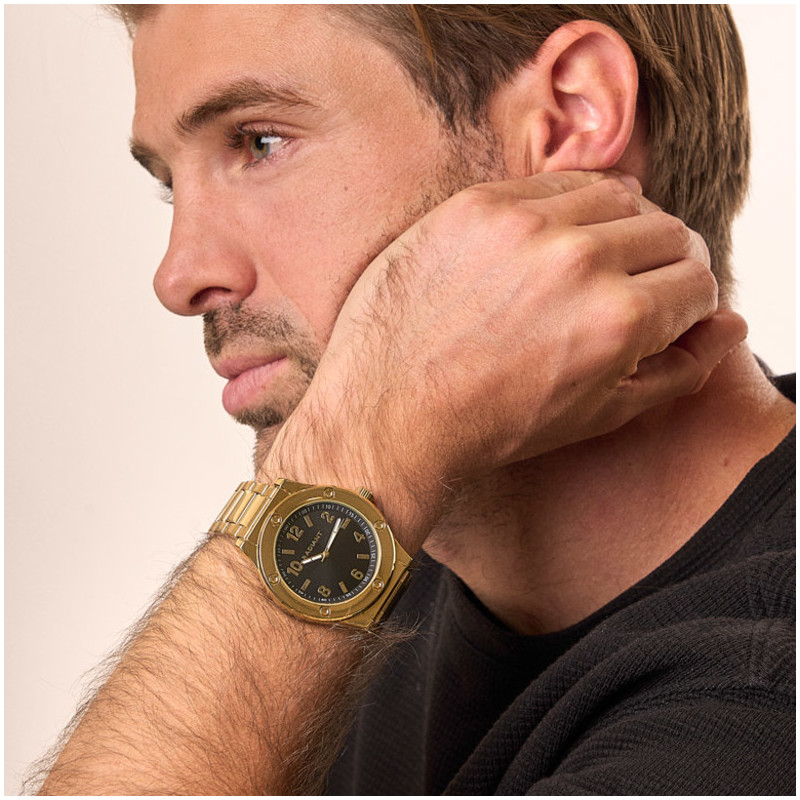 Reloj Hombre Marcello Dorado