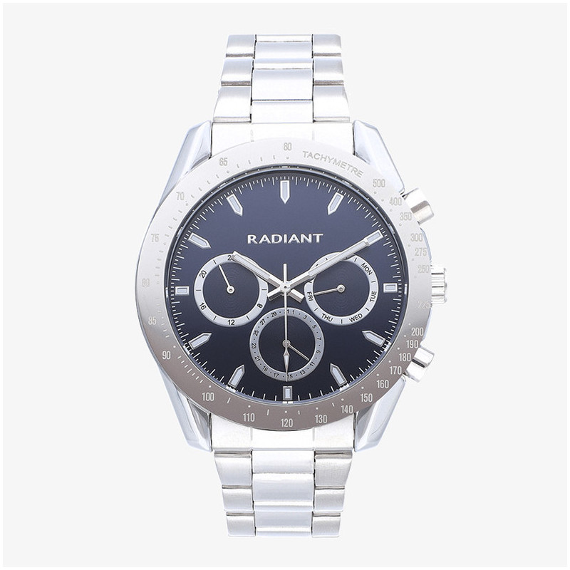 Reloj Hombre Marlon Azul Plateado