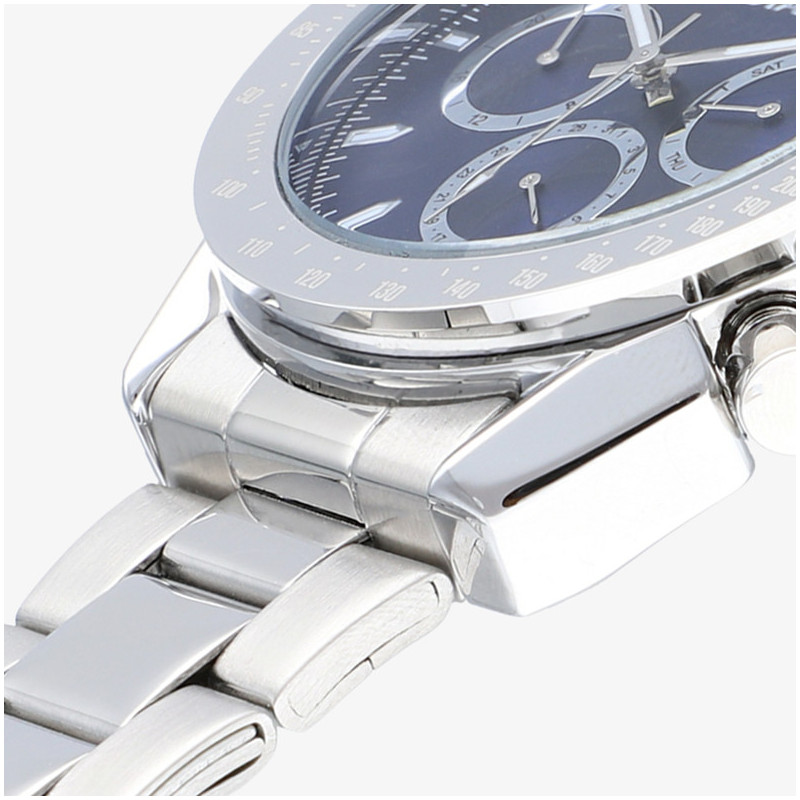 Reloj Hombre Marlon Azul Plateado