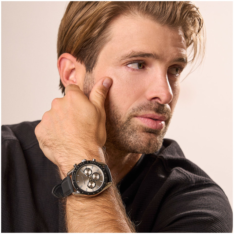 Reloj Hombre Marlon Gris Silicona
