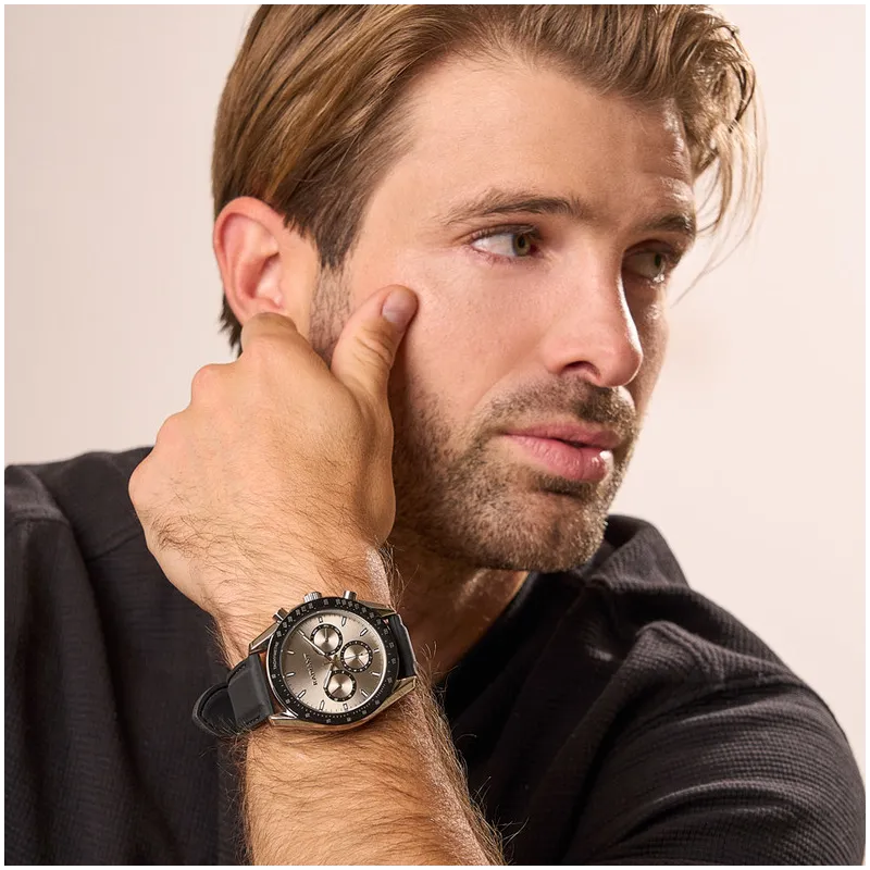 Reloj Hombre Marlon Gris Silicona