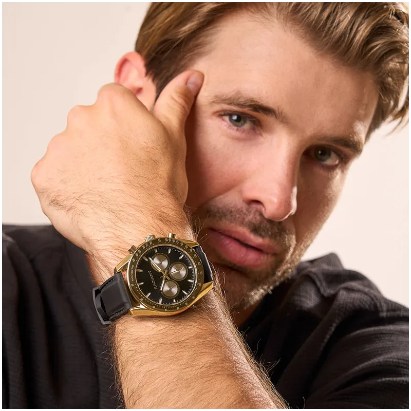 Reloj Hombre Marlon Negro Silicona