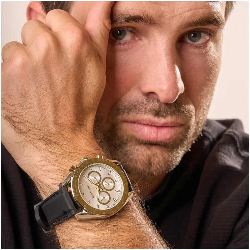 Reloj Hombre Marlon Marrón Silicona