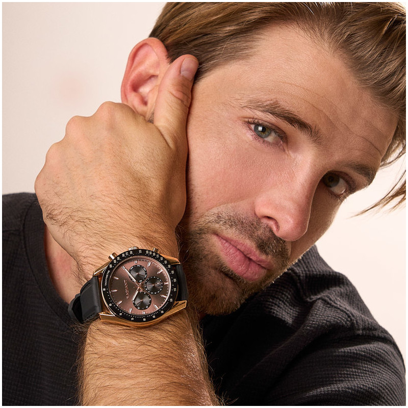Reloj Hombre Marlon Silicone S Choco