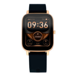 PALM BEACH 43.6MM IPRGOLD SILI BLACK