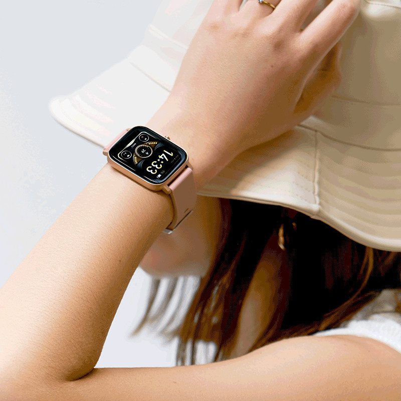 PALM BEACH 43.6MM IPRGOLD SILI PINK