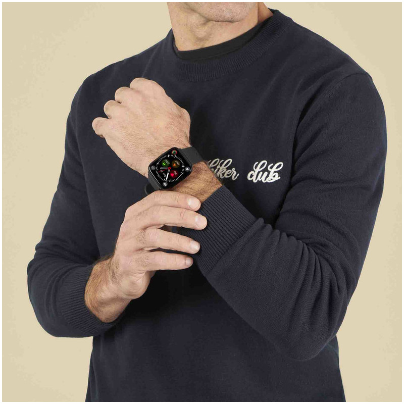 GOLDEN GATE 44MM IPBLACK SILI BLACK