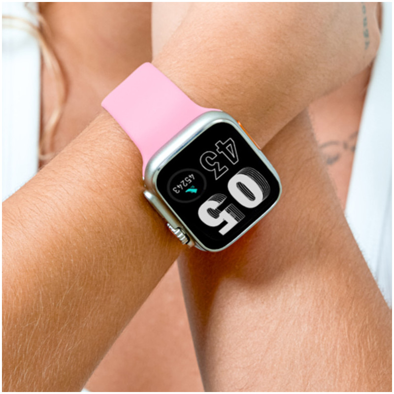 Smartwatch Jersey 36MM Sili lisa Rosa