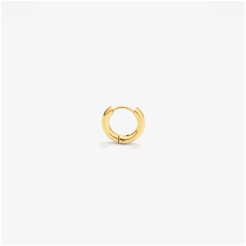 Pendiente Aro Oro SHINE & MATT de Hombre RADIANT Joyas