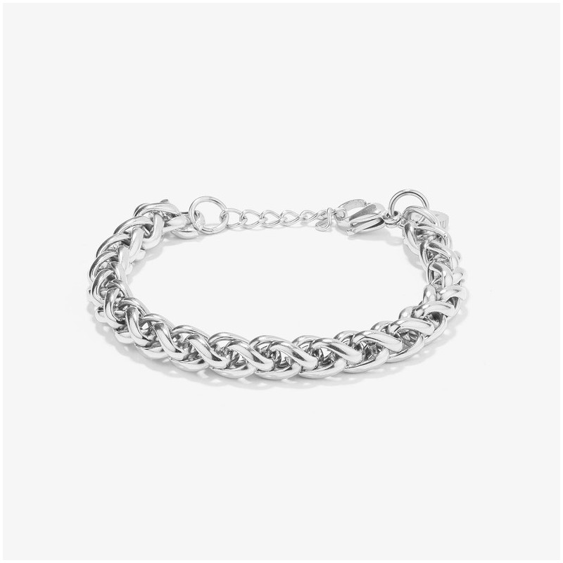 Pulsera esclava trenzada Plata FRANKY Hombre RADIANT Joyas