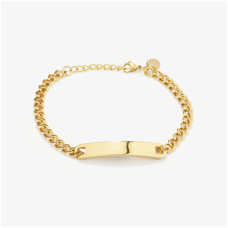 Pulsera esclava placa Oro BOXER de Hombre RADIANT Joyas