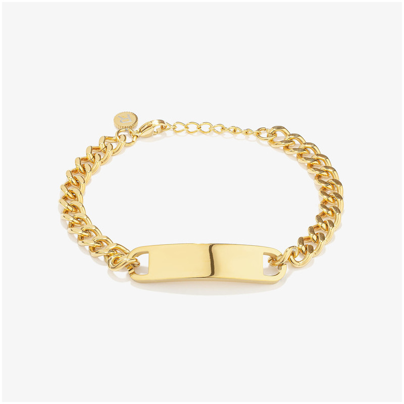 Pulsera esclava placa Oro BOXER de Hombre RADIANT Joyas