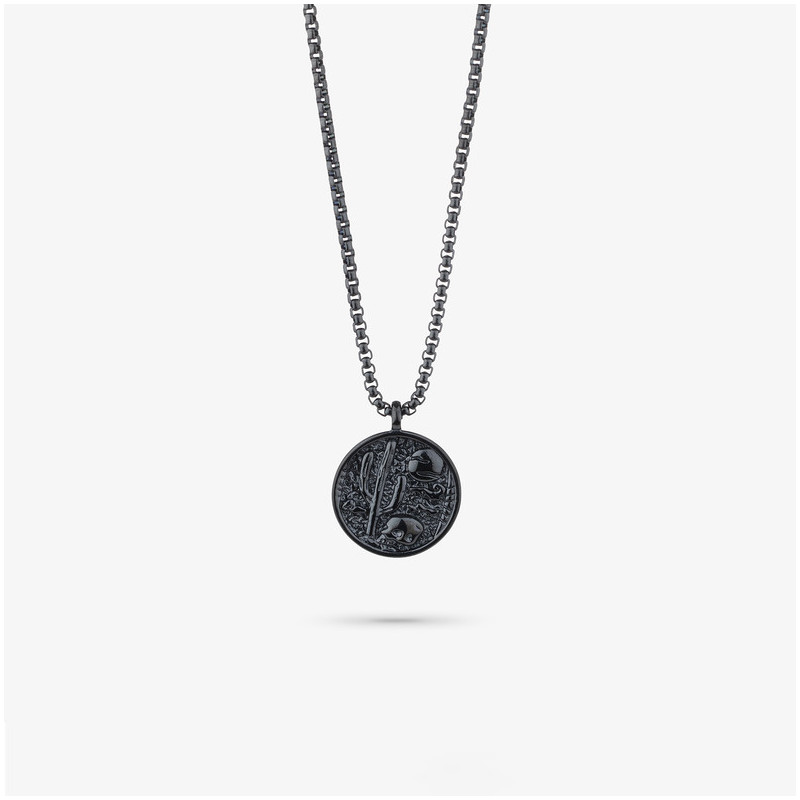 Collar Cactus Negro PEREIRA de Hombre RADIANT Joyas