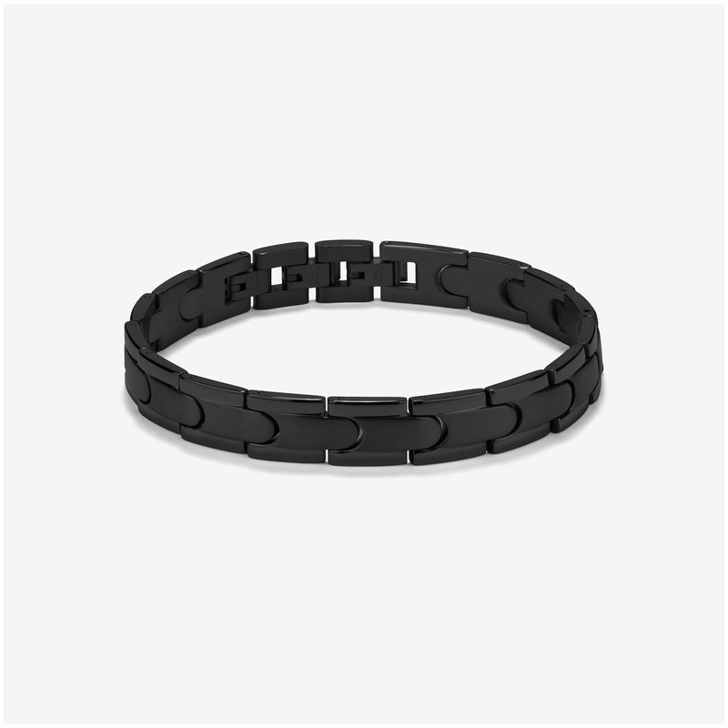 Pulsera Hombre Txema Eslabón en Negro