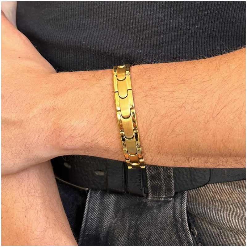 Pulsera Hombre Txema Eslabón en Oro