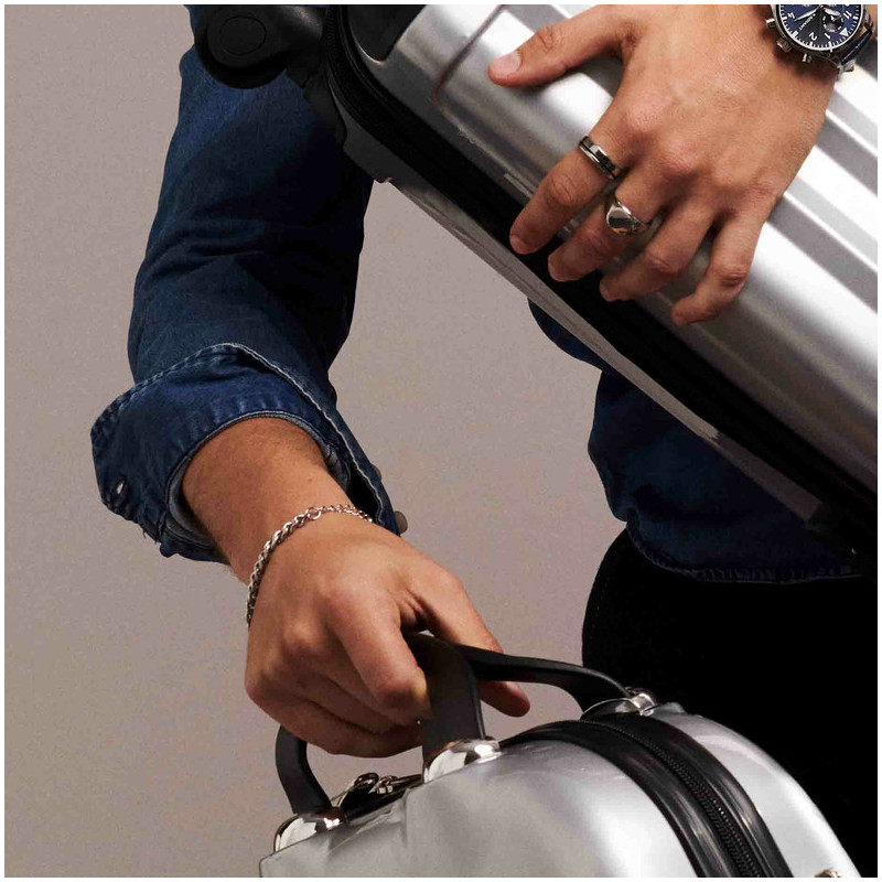 Pulsera Hombre Txema Flat en Plata