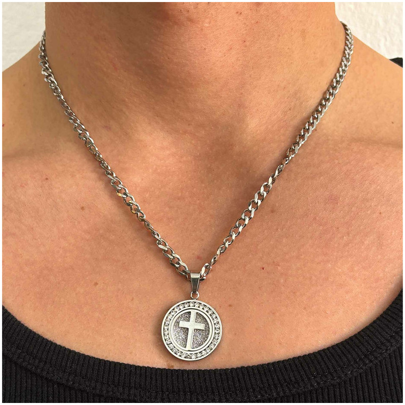 Collar Hombre Mateo en Plata