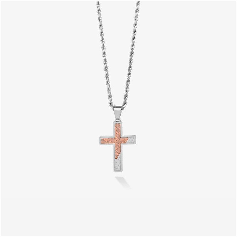 Collar Hombre Mateo Cruz en Plata